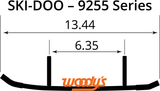 WOODY'S Ace Flat-Top Carbide Runners - 8" AS8-9255