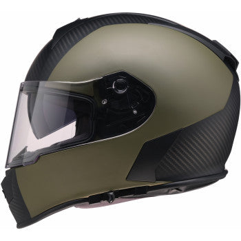 Z1R Warrant Helmet - Carbon - Green - 2XL 0101-17437