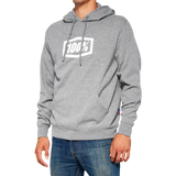 100% Icon Pullover Hoodie - Gray - Medium 20029-00016