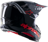 ALPINESTARS Supertech M8 Helmet - Radium 2 - MIPS® - Gloss Black/Neon Red - XS 8301523-1397-XS