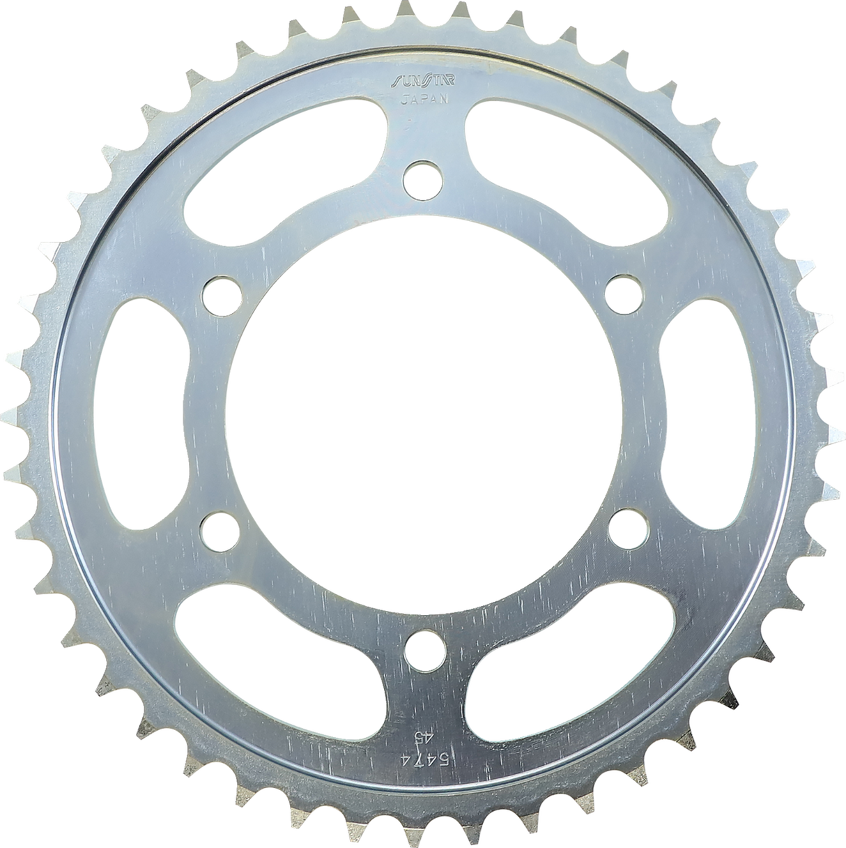 SUNSTAR SPROCKETS Steel Rear Sprocket - 45 Tooth - Yamaha/Suzuki 2-547445