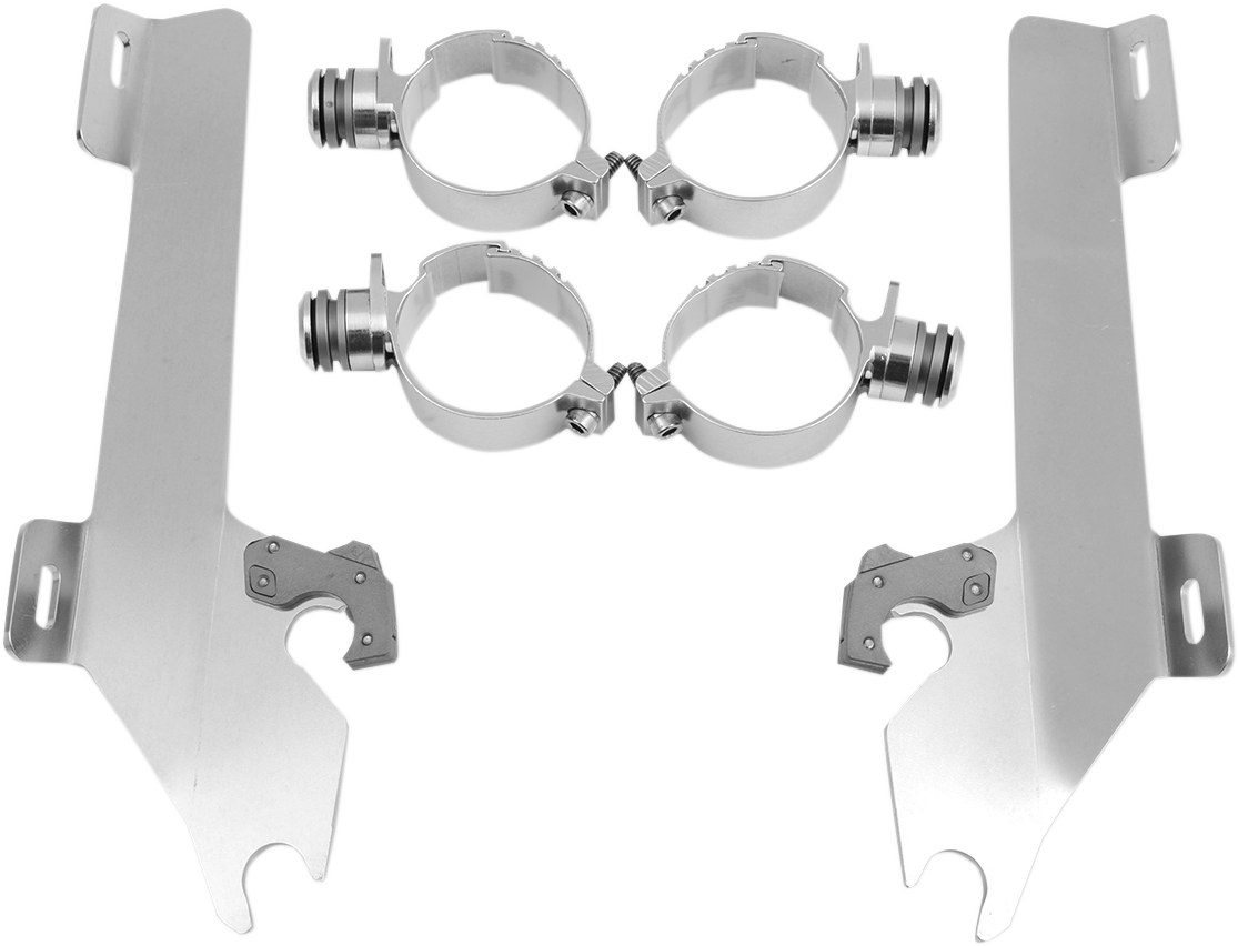 MEMPHIS SHADES Batwing Trigger Lock Mounting Kit - Kingpin - Polished MEK1927