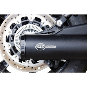 S&S CYCLE 2-into-1 Grand National Exhaust System - Black Indian Scout 19-23  4111-266-R