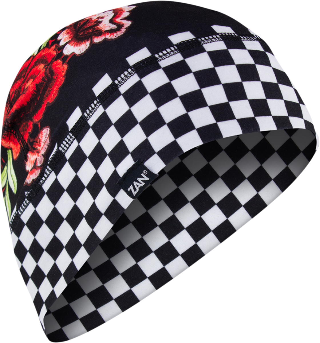 ZAN HEADGEAR SportFlex Beanie - Checkered Floral WHLL421