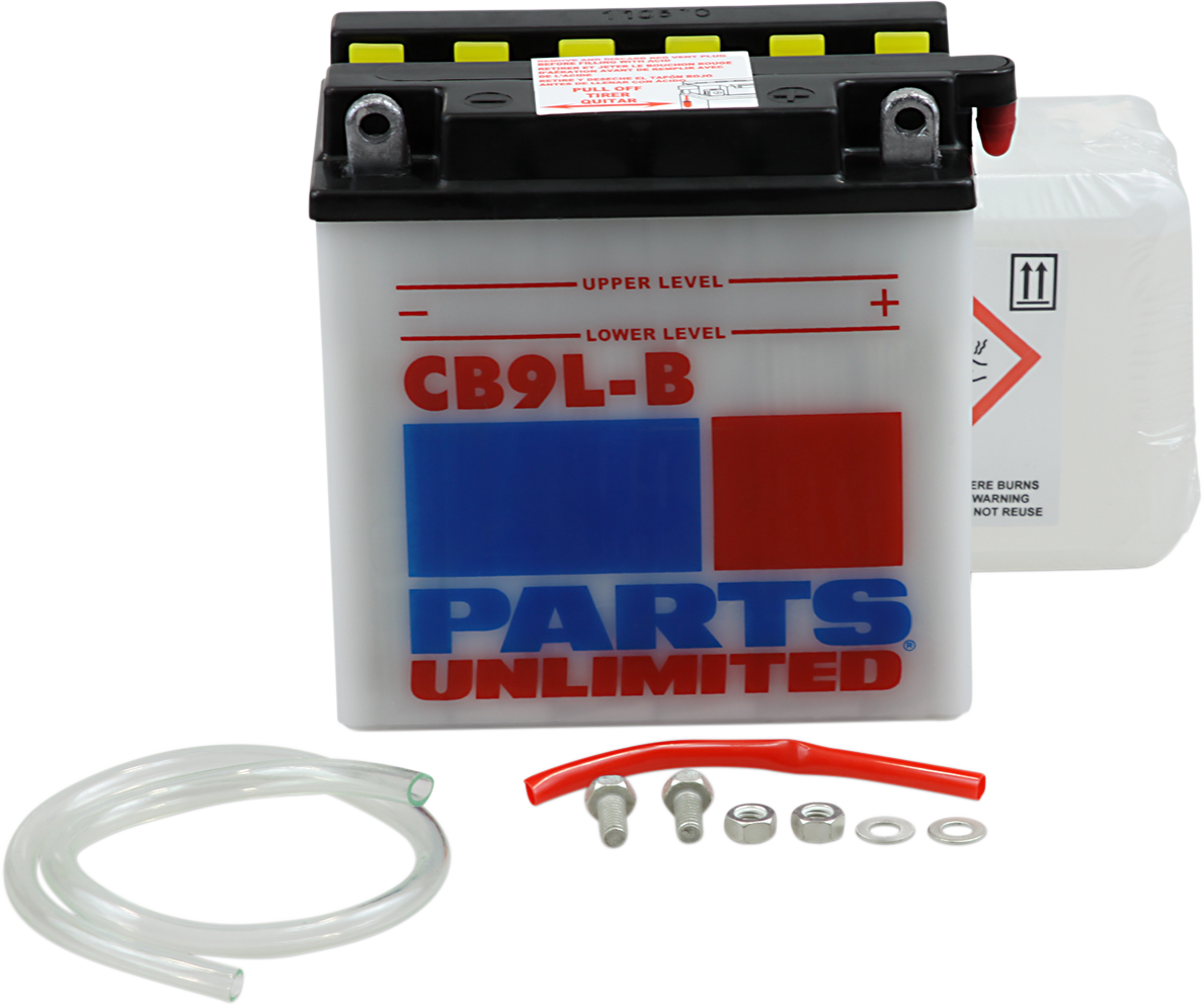 Parts Unlimited Battery - Yb9l-B Cb9l-B-Fp