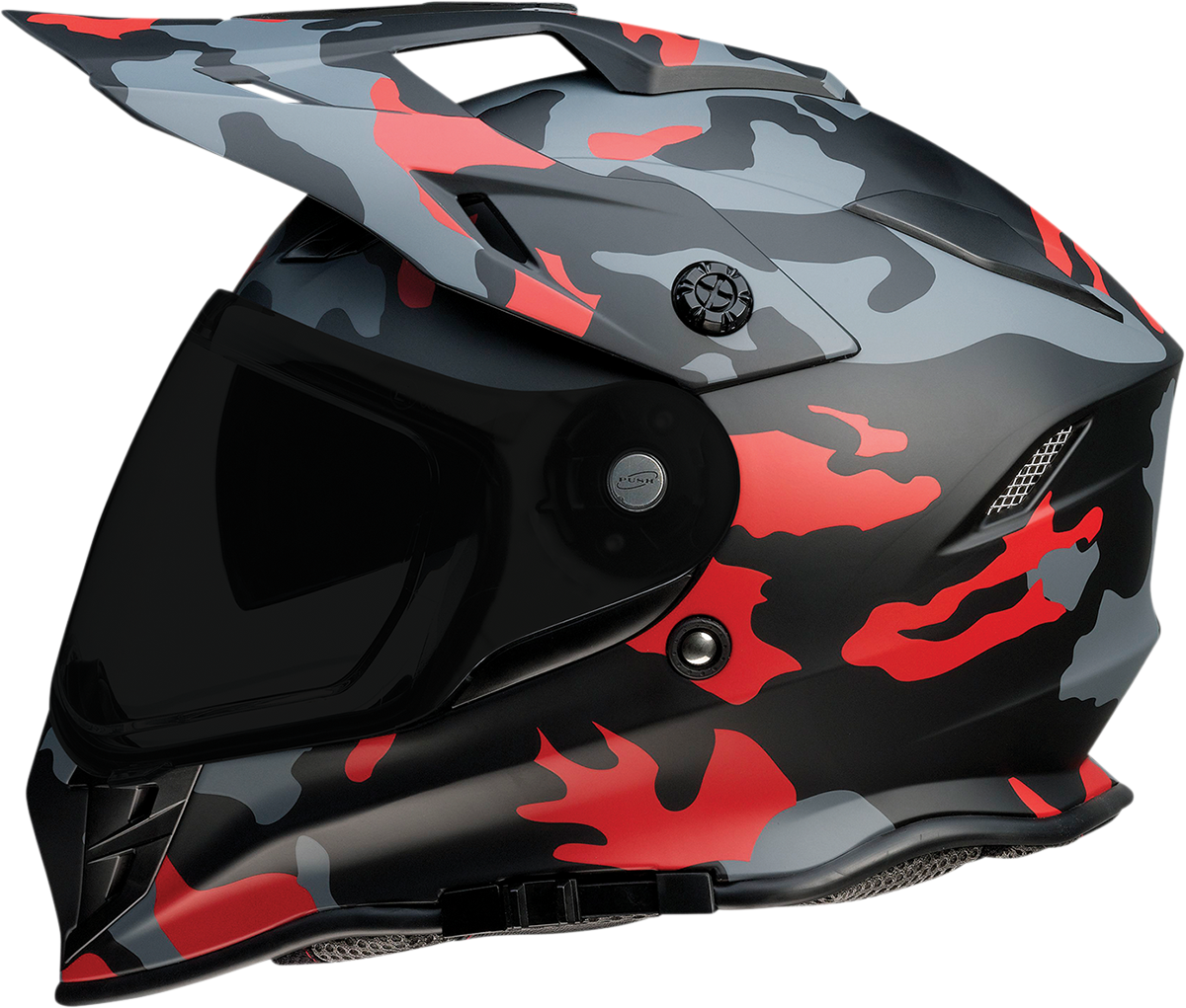 Z1R Range Helmet - Camo - Red - Medium 0140-0095