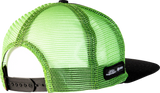 D'COR VISUALS Kawasaki Line Hat - Black/Green - One Size 70-133-1