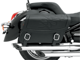 SADDLEMEN Flame Saddlebag - Black - Medium X021-05-0401