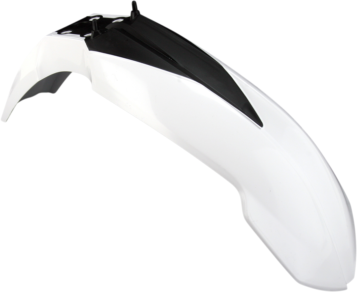 ACERBIS Front Fender - White/Black 2082010002