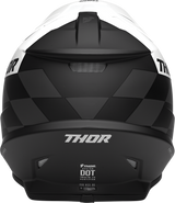 THOR Sector Helmet - Birdrock - Black/White - Medium 0110-7354