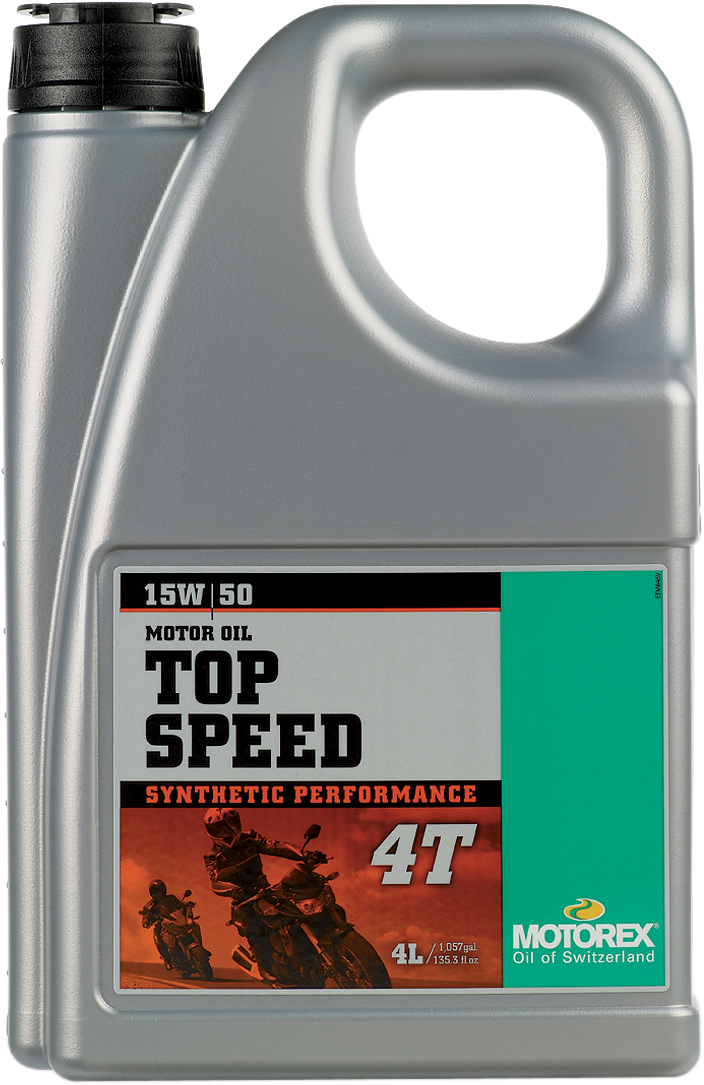 MOTOREX Top Speed Synthetic 4T Engine Oil - 15W-50 - 4L 102304