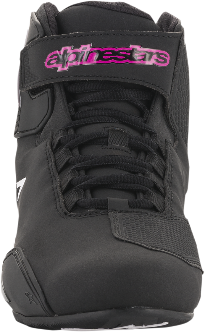 ALPINESTARS Women's Sektor Shoes - Black/Pink - US 7 251571910397