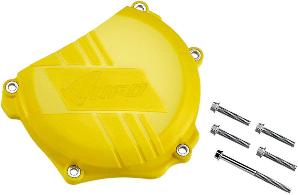 UFO Clutch Cover - Yellow - RMZ250 AC02407