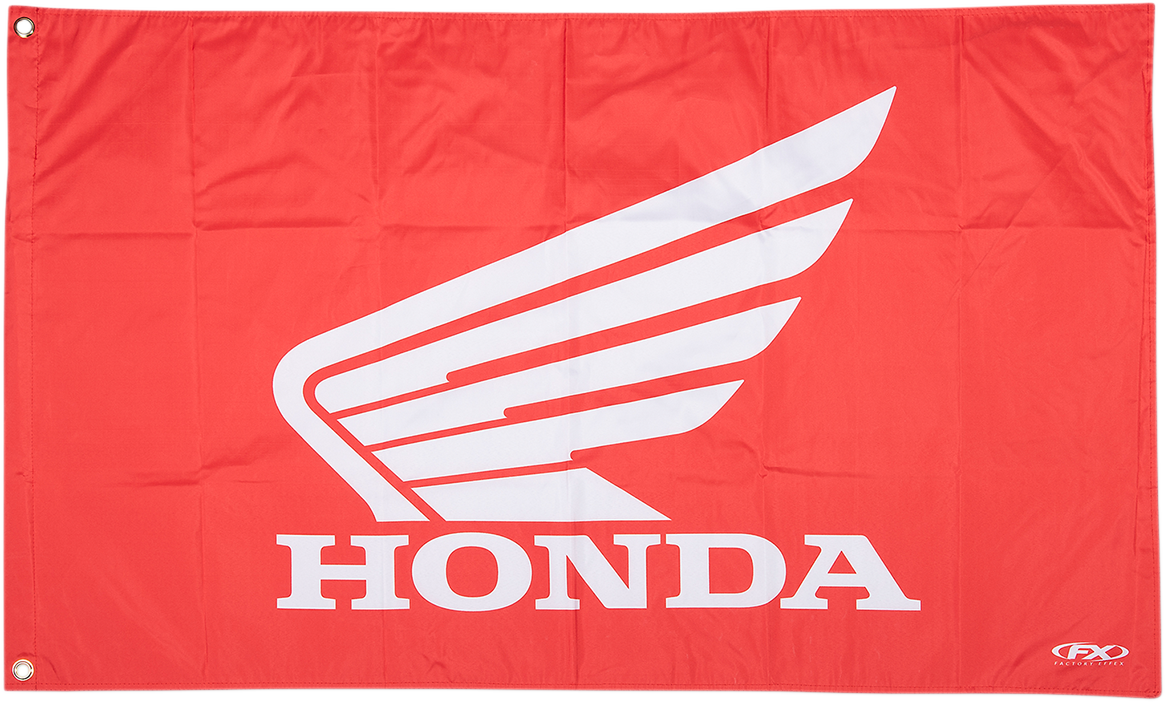 FACTORY EFFEX RV Flag - Red - Honda SIZE IS 120CM X 72CM 22-45340