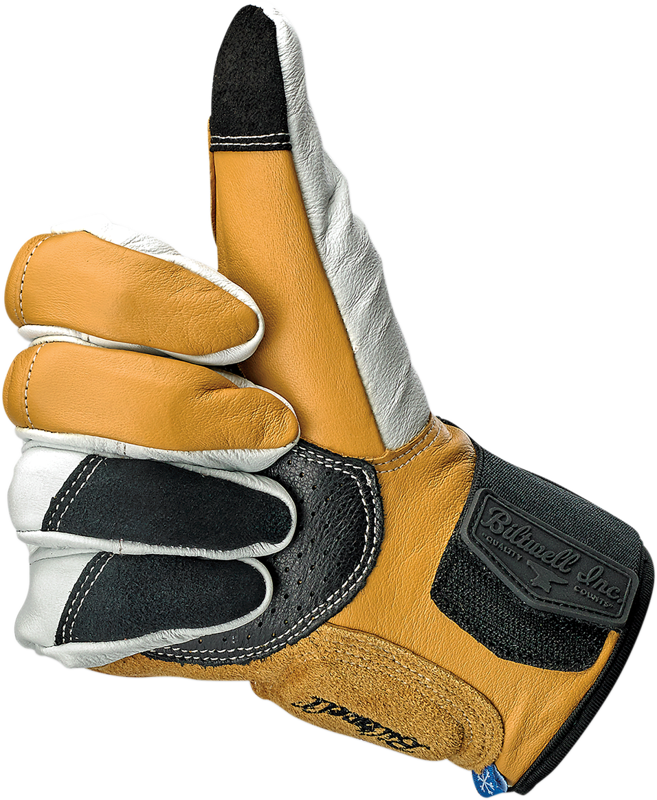 BILTWELL Belden Gloves - Cement - Medium 1505-0409-303