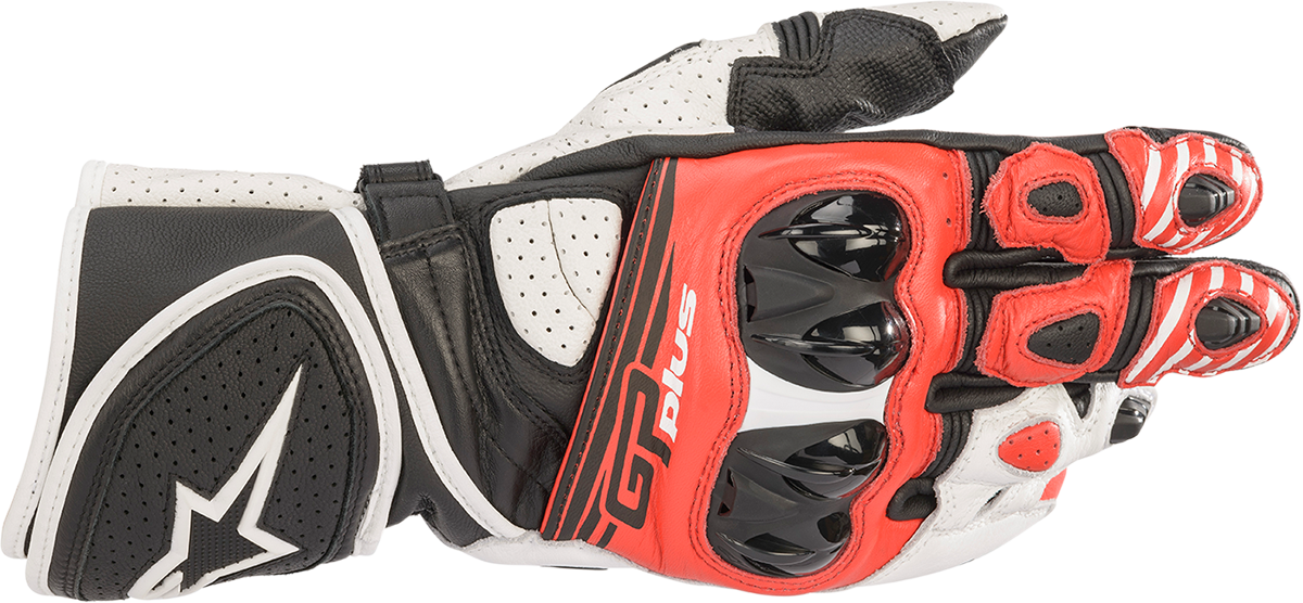 ALPINESTARS GP Plus R v2 Gloves - Black/White/Red - Medium 3556520-1304-M