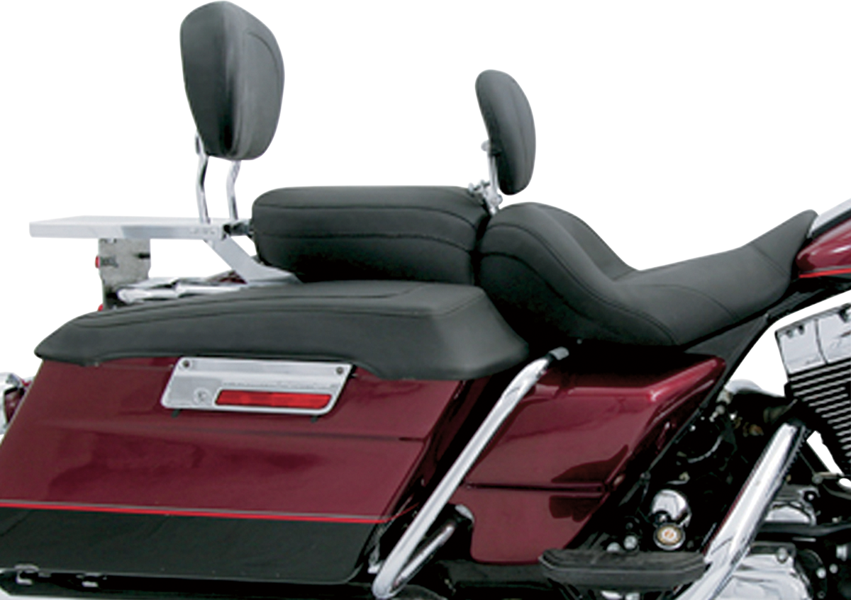 MUSTANG Lowdown Seat with Driver Backrest - Plain - FLHR '97-'07 79672