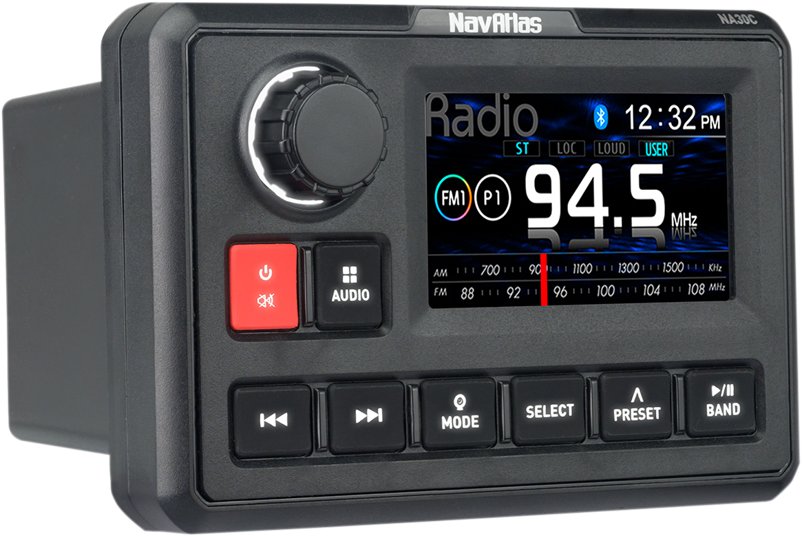 NAVATLAS AM/FM Weather Band Radio - Bluetooth NA30C