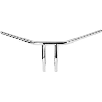 BURLY BRAND Handlebar - Drag - 9-1/2" - TBW - Chrome B12-4503C