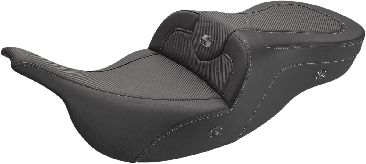 SADDLEMEN Heated Roadsofa Seat - Carbon Fiber 897-07-185HCT