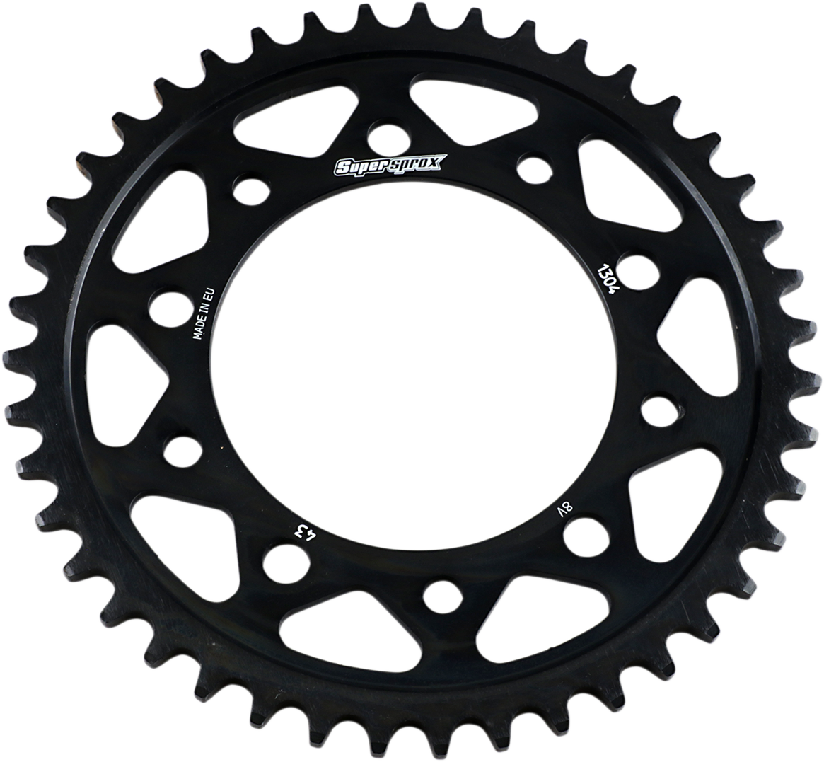 SUPERSPROX Edge Rear Sprocket - Black - 43 Tooth RFA-1304-43-BLK