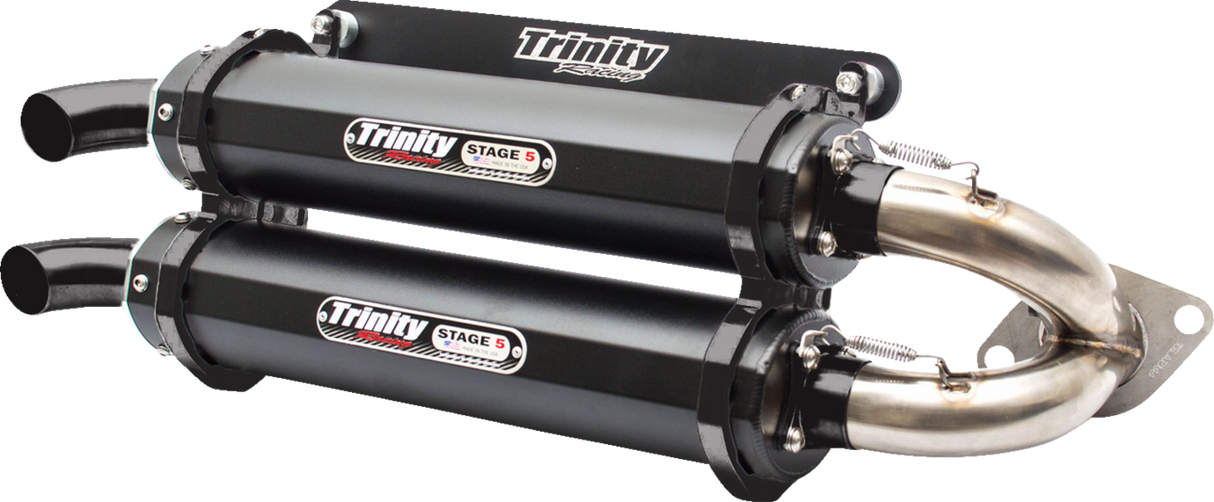 TRINITY RACING Muffler - Cerakote Black TR-4118S-C2