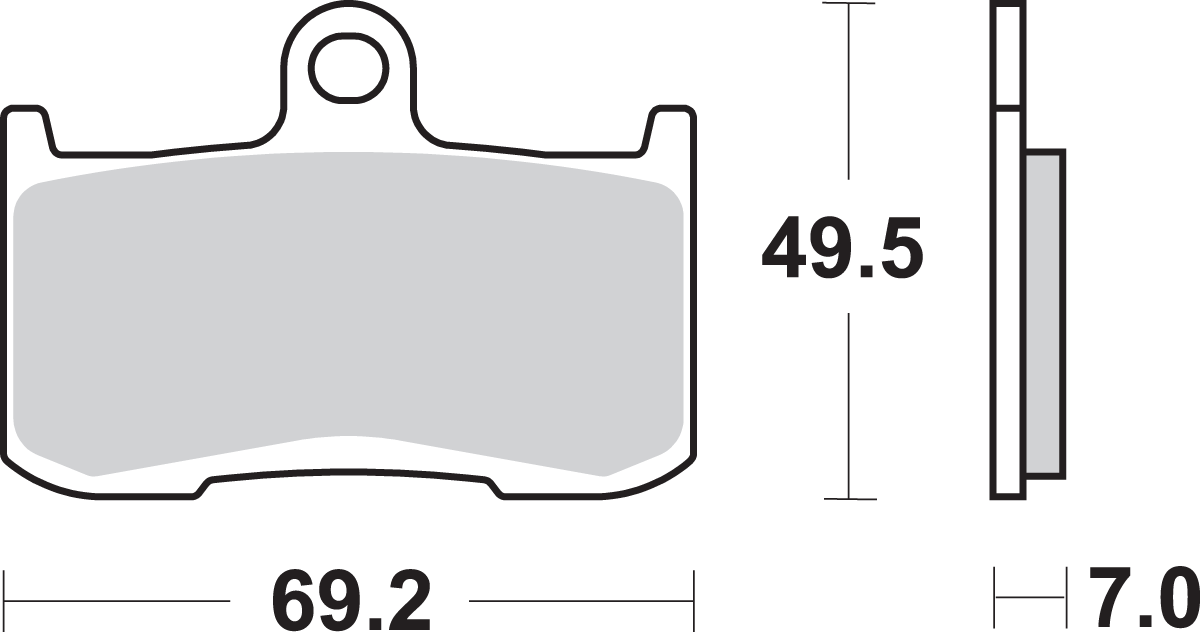 SBS Dual Carbon Brake Pads - NSR250R 782DC