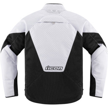 Chaqueta ICON Mesh AF - Negro/Blanco - Pequeña 2820-5950 