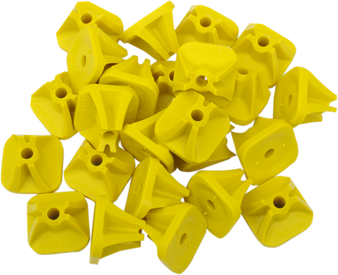 STUD BOY Single Backer Plates - Hi-viz Yellow - 24 Pack 2513-P1-HVY