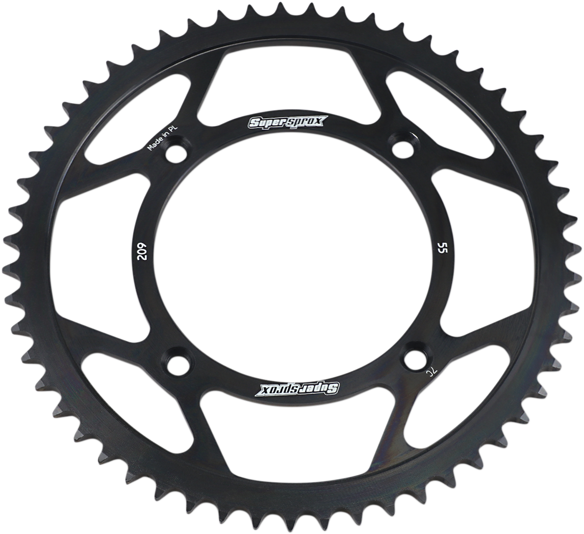 SUPERSPROX Steel Rear Sprocket - 55 Tooth RFE-209-55-BLK