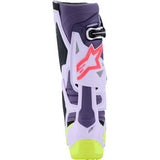 ALPINESTARS Tech 10 Supervented Boots - Purple/Fluorescent Yellow/Diva Pink - US 7 / EU 40.5 2010520-3150-7
