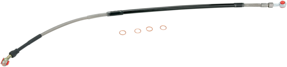 MOOSE RACING Brake Line - Rear - Stainless Steel - DR-Z 400 SM S01-2-035/P