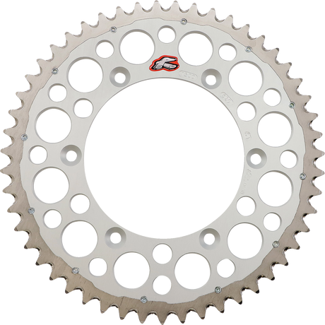 RENTHAL Twinring™ Rear Sprocket - 51 Tooth - Silver 1500-520-51GPSI