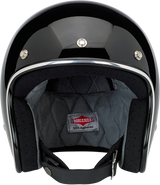 BILTWELL Bonanza Helmet - Gloss Black - Large 1001-101-204