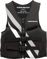 AIRHEAD SPORTS GROUP Youth Orca Vest - Black/White 10075-03-B-BK