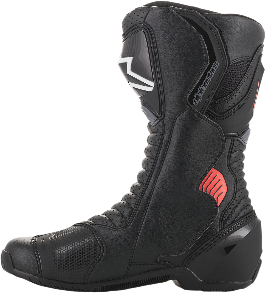 ALPINESTARS SMX-6 v2 Vented Boots - Black/Gray/Red - US 8 / EU 42 2223017-1133-42