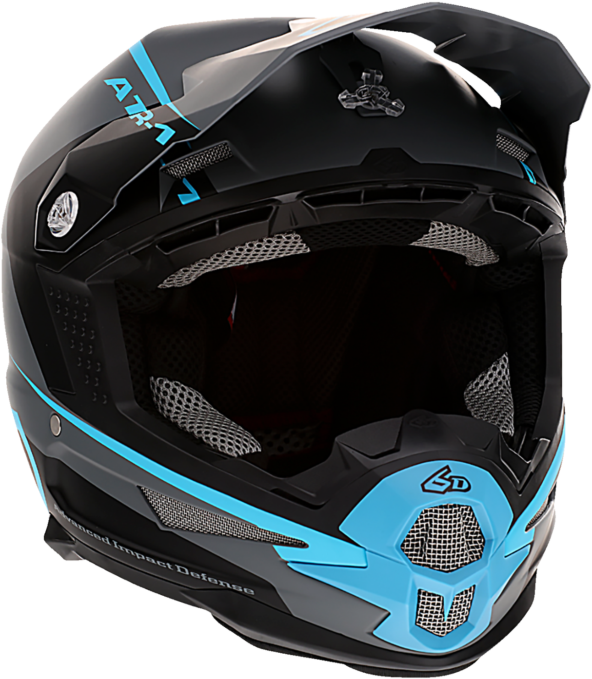 6D ATR-1 Helmet - Stealth - Cyan - XL 10-4628