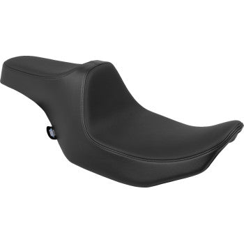 DRAG SPECIALTIES Predator III Seat - Smooth - Black Solar Leather - FLT/FLH '23-'24 0801-1921
