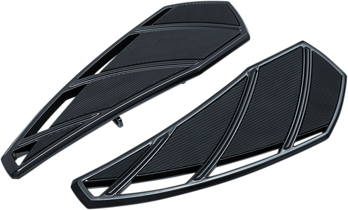 KURYAKYN Phantom Driver Floorboards - Black - Indian '14-'21 5771