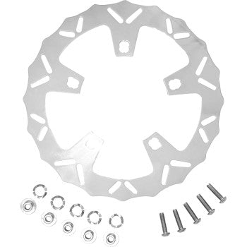 COASTAL MOTO Brake Rotor - 11.8" - Front - Polished - '14-'23 Touring CM-FR-118DRP