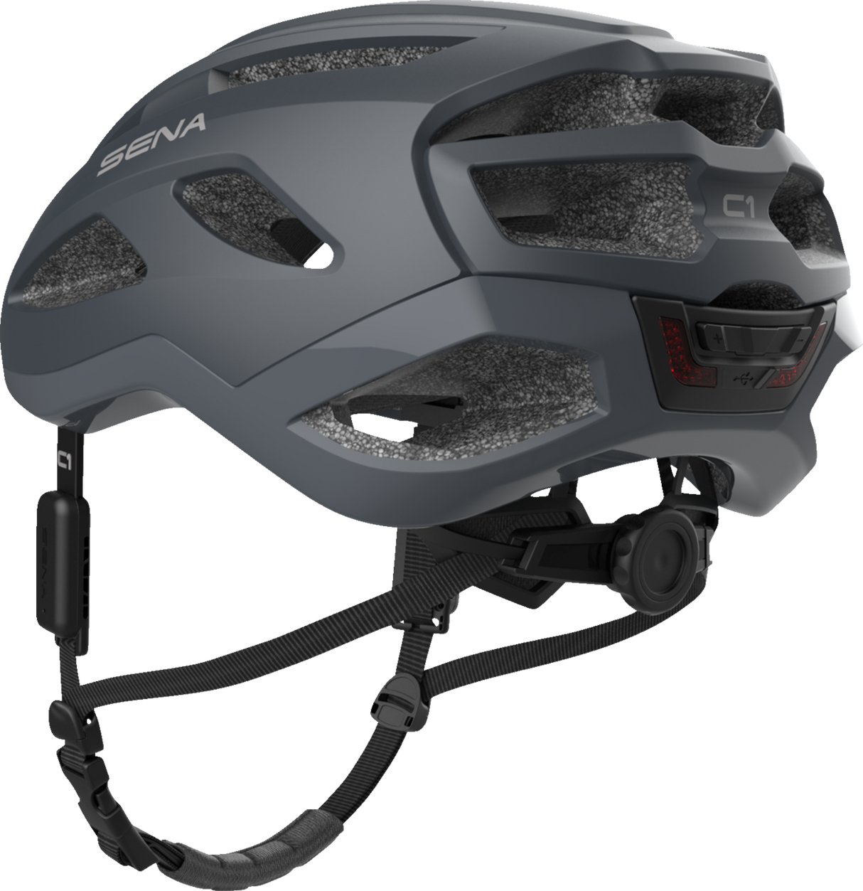 SENA C1 Helmet - Matte Gray - Medium C1-MG00M