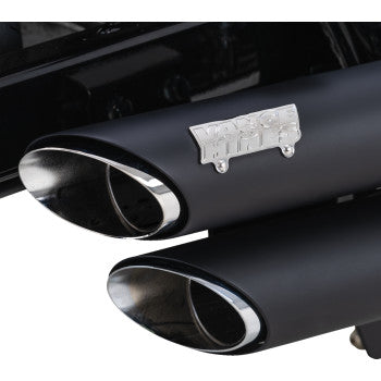 VANCE & HINES Shortshots Staggered Exhaust System - Black 48319