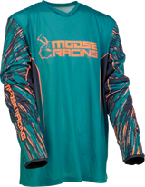 MOOSE RACING Youth Agroid Jersey - Blue/Orange - Medium 2912-2331