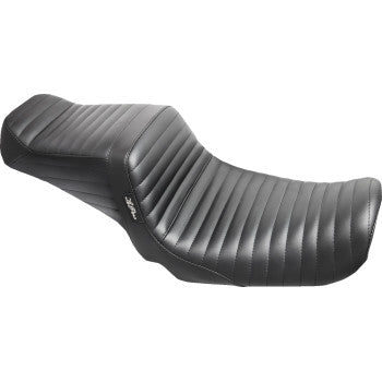 LE PERA Tailwhip Seat - Pleated - Black - FXD '04-'05 LF-581PT