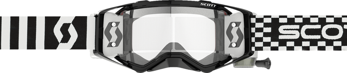 SCOTT Prospect WFS Goggles - Racing Black/White - Clear Works 272822-7432113