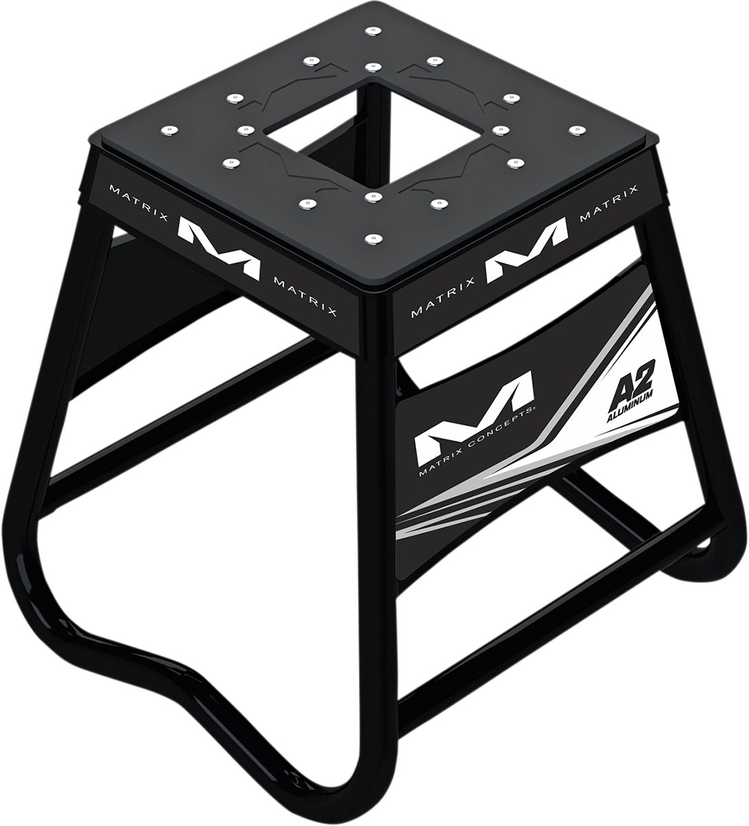 MATRIX CONCEPTS,LLC A2 Stand - Aluminum - Black/White A2 101