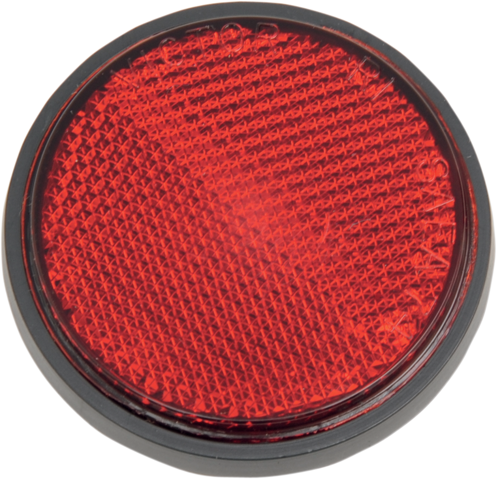 CHRIS PRODUCTS Reflector - Adhesive Back - Red RR2R