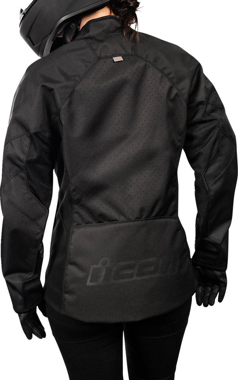 ICON Women's Hooligan™ CE Jacket - Black - 2XL 2822-1481