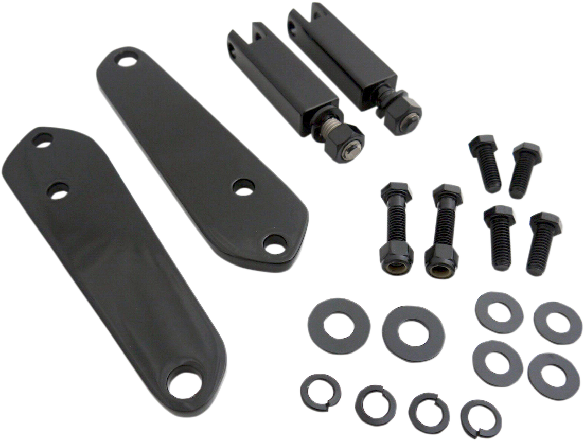 DRAG SPECIALTIES Highway Peg Mount - Black - FXD 75416B