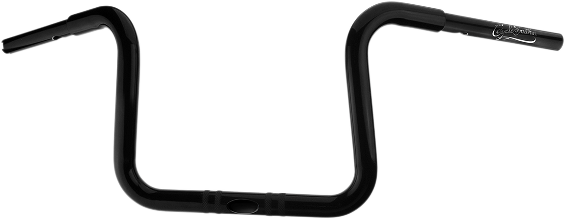 CYCLESMITHS Handlebar - California Ape - 10" - TBW - Heated Grips - Black 113CA10NS14BPH